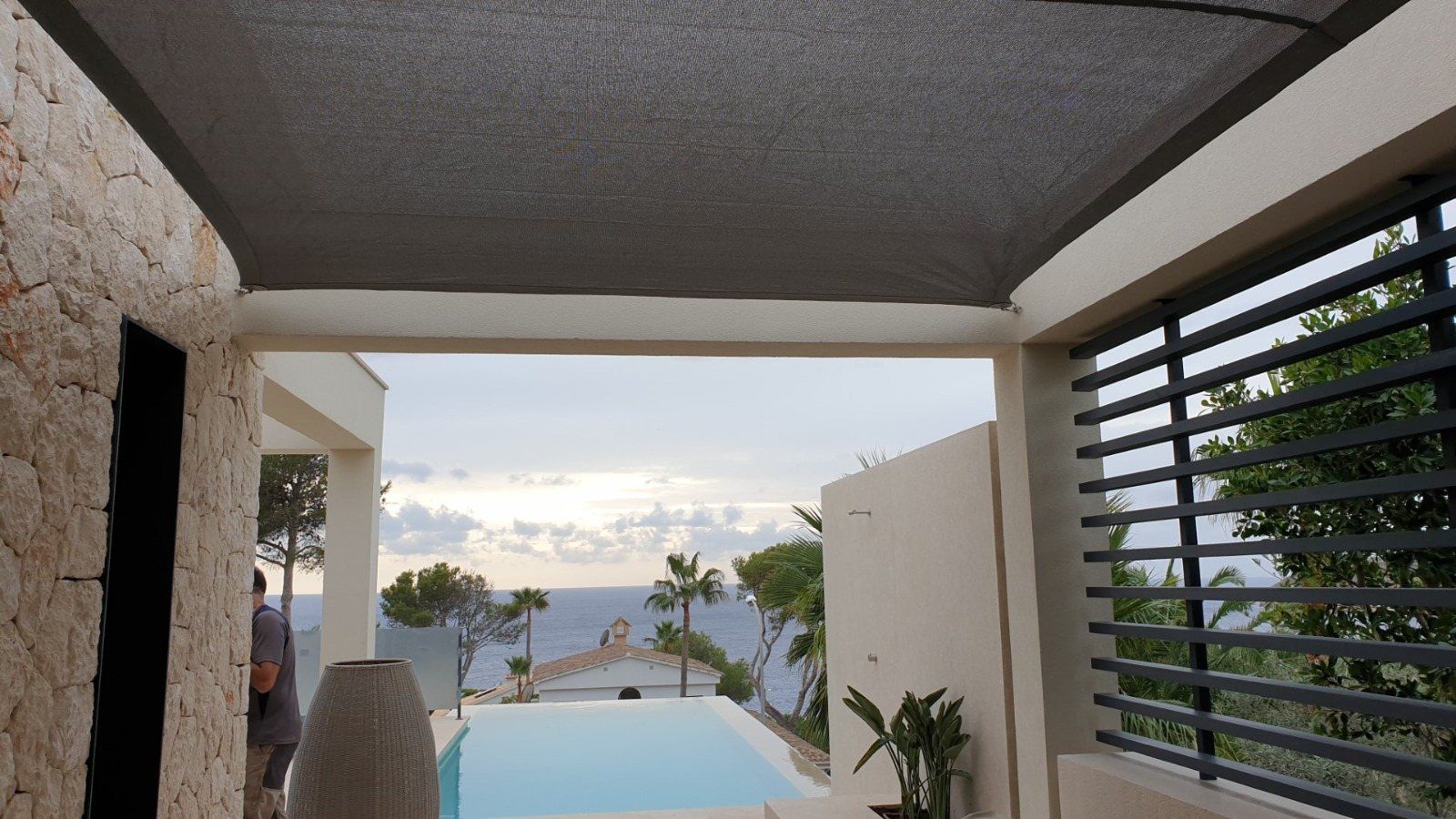 Sonnensegel auf der Terrasse – Mallorca (2)