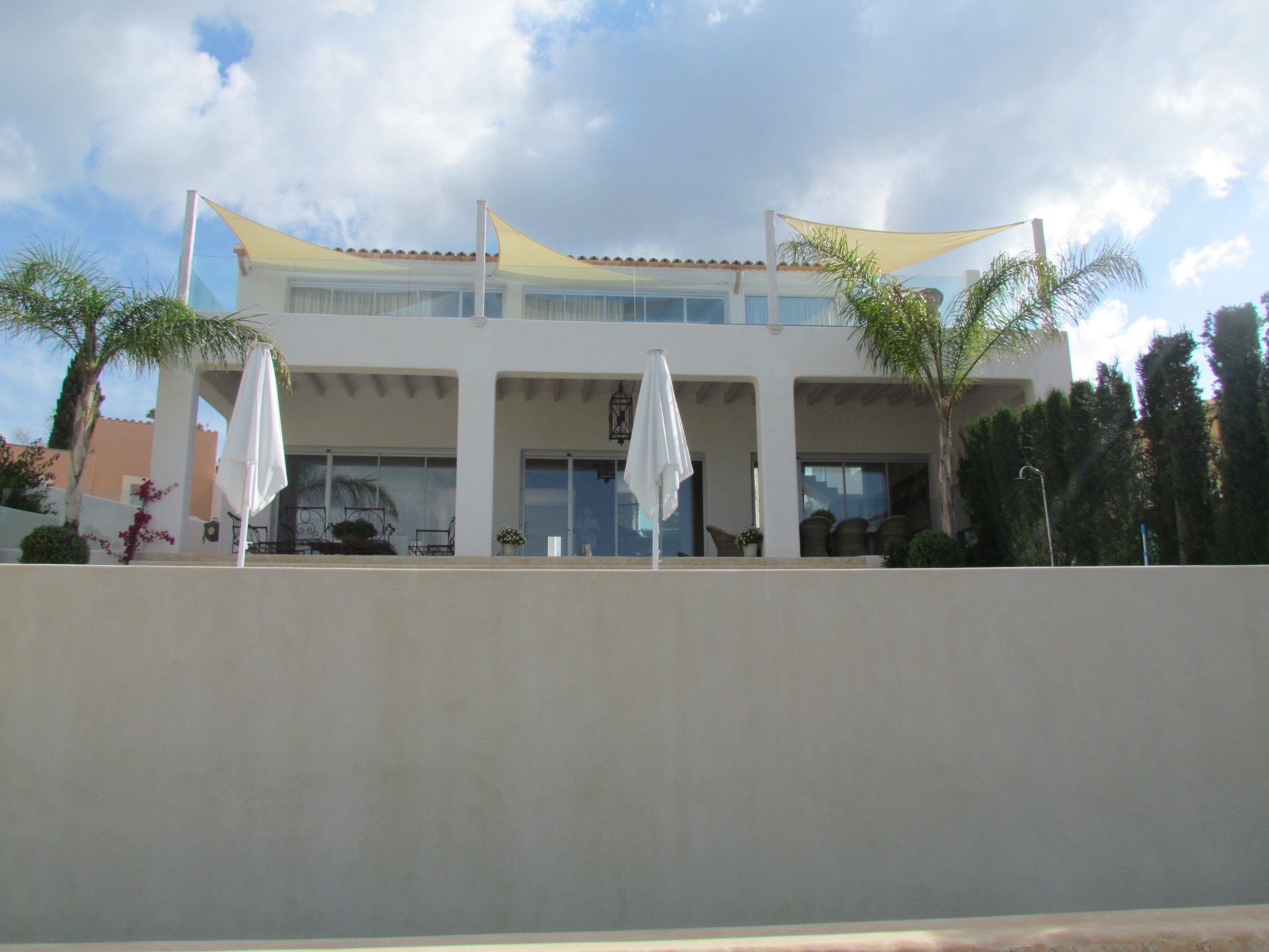 Sonnensegel über dem Pool – Mallorca (4)