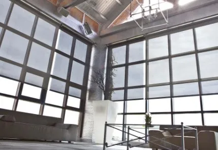 XXL-Rollo als Sonnenschutz für grosse Fenster