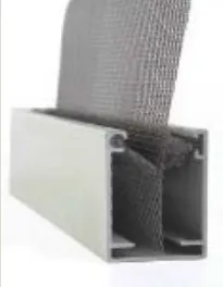 Bandalux® mosquito screens with anti-wind guide