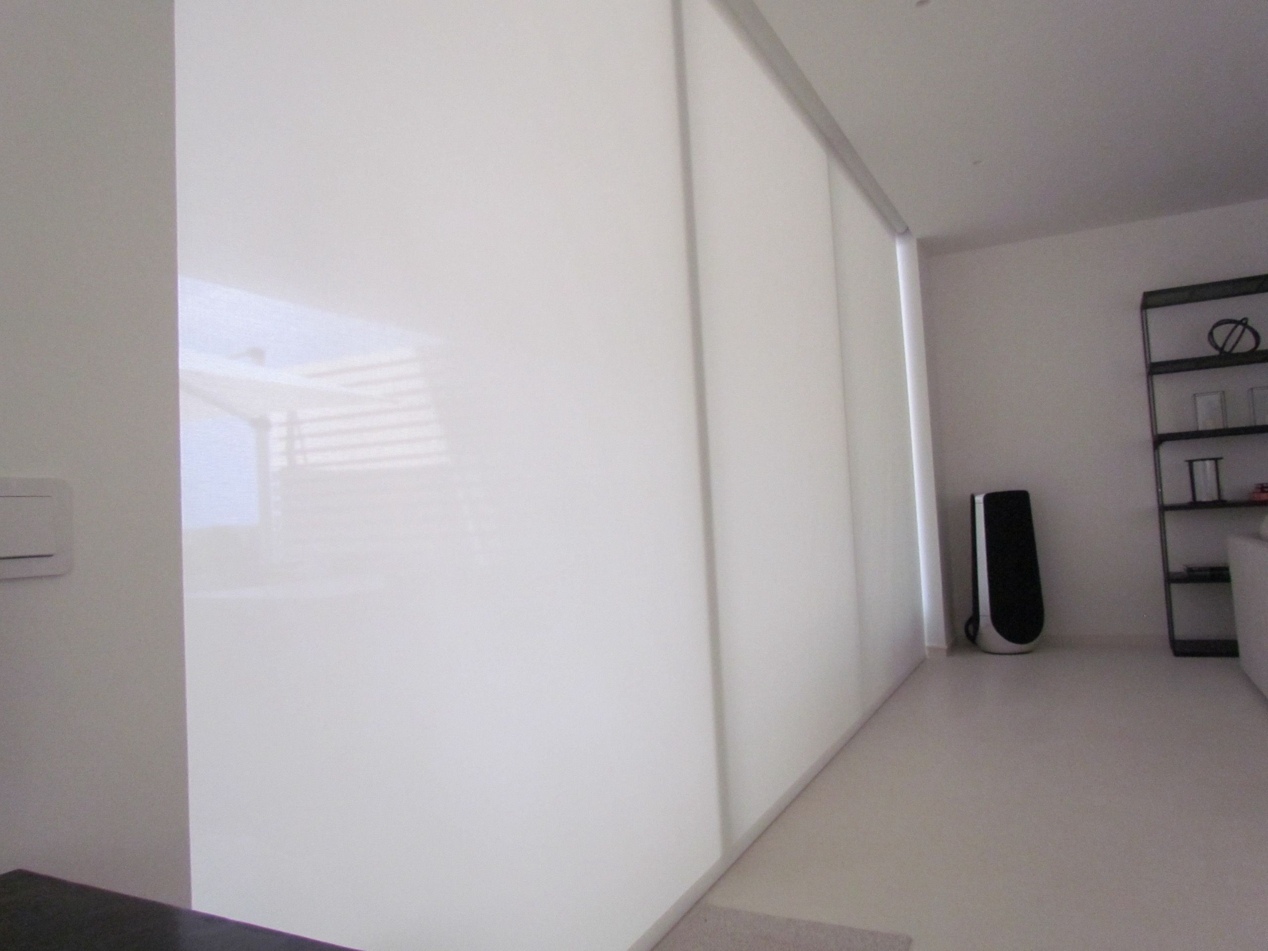 Living space with roller blinds installed in Puerto de Andratx, Mallorca