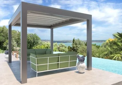 Freistehende Pergola ISOLA 3 aus Aluminium