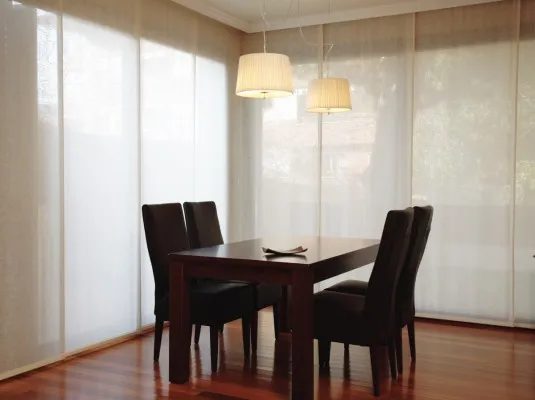 Japanese panels for the living room