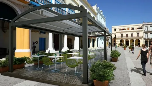 Pergola für die Gastronomie