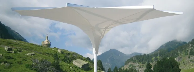 Sonnenschirm mit besonderem Design