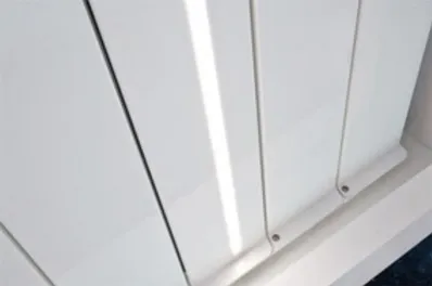 Bioclimatic pergola with LED lighting