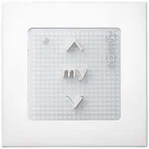 Somfy wall-mounted radio frequency push button