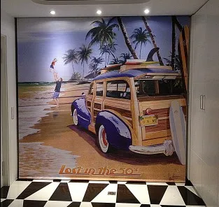Custom-printed roller blind
