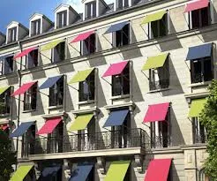 Awning as part of a façade design