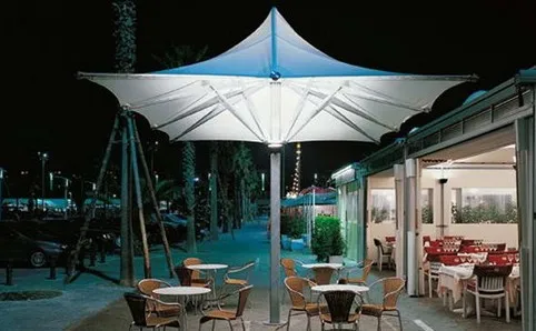 Ground-socket parasol