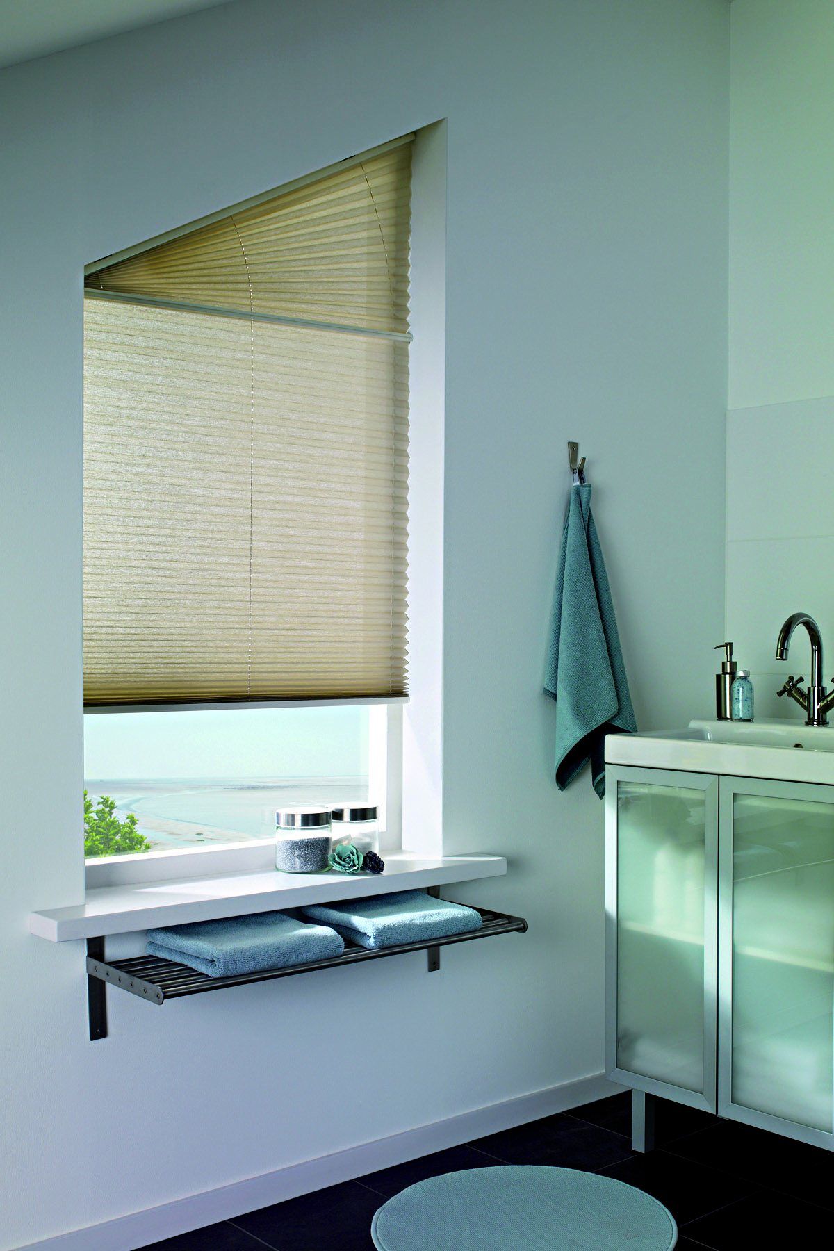 Cortinas plisadas para ventanas irregulares (2)