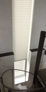 Plisada en ventana estrechas