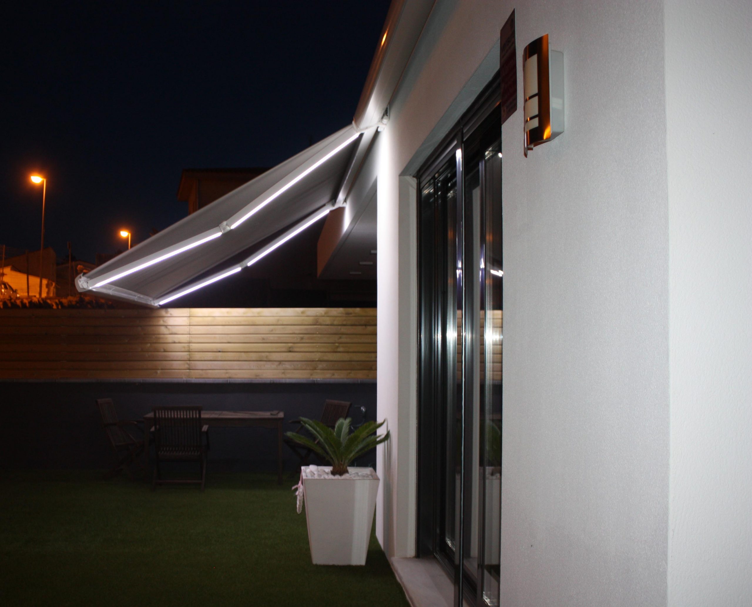 LED for awnings and pergolas